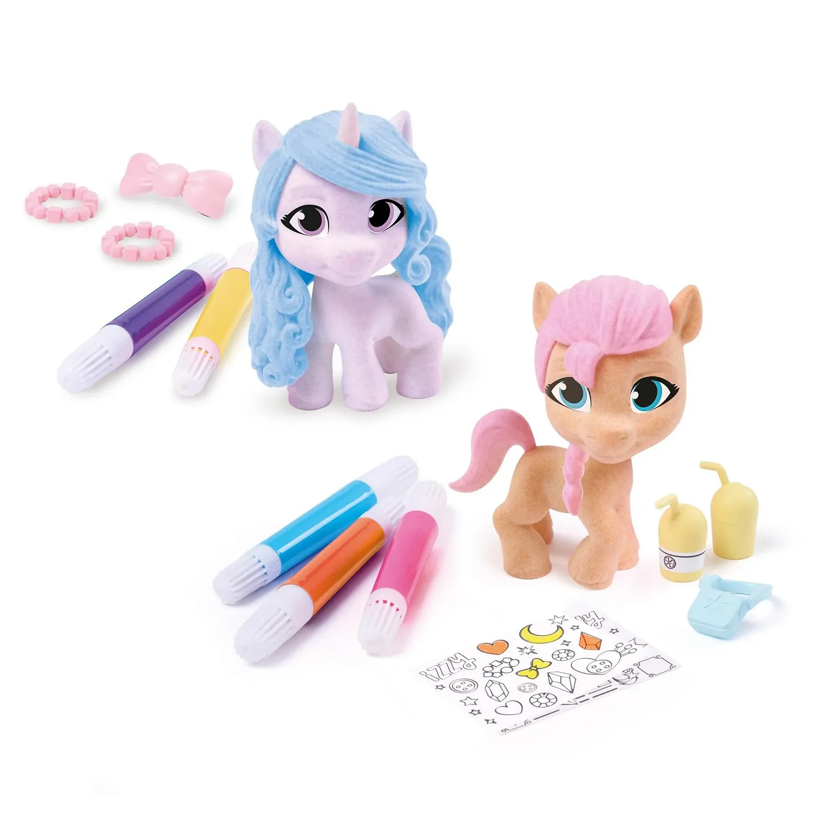 Ігровий набір Fuzzikins My Little Pony Twin Pack (Sunny & Izzy) Рожевий та Фіолетовий, фото №5 Ігровий набір Fuzzikins My Little Pony Twin Pack (Sunny & Izzy) Рожевий та Фіолетовий, фото №5