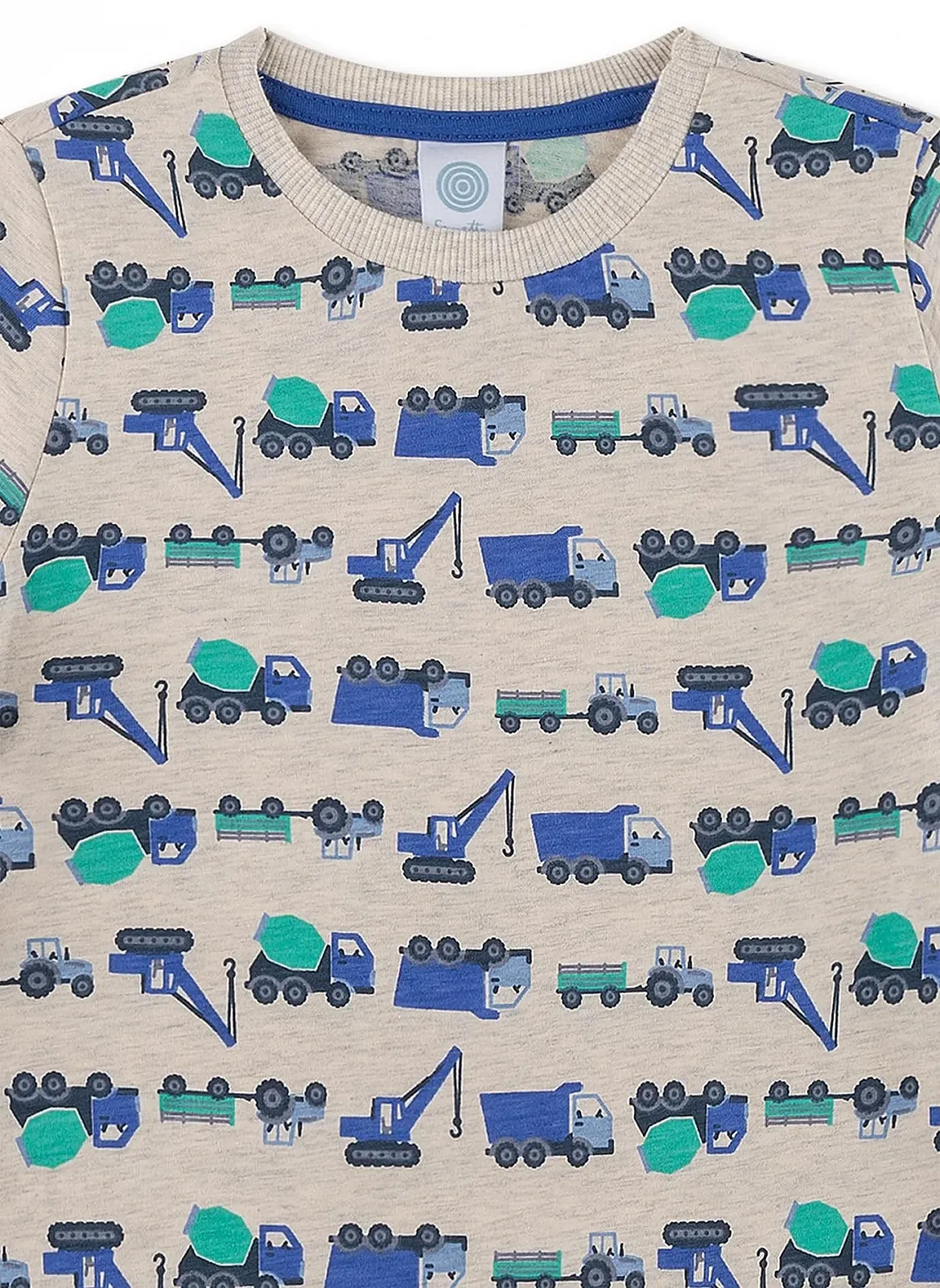 Комплект піжамний Sanetta для хлопчиків Бежевий, фото №3