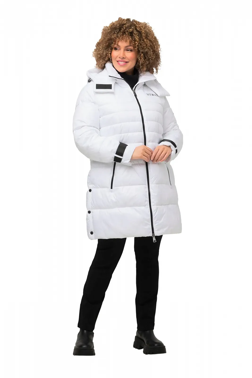 Жіноче пальто Ulla Popken Hyprar Puffer Contrast Accessories, фото №1