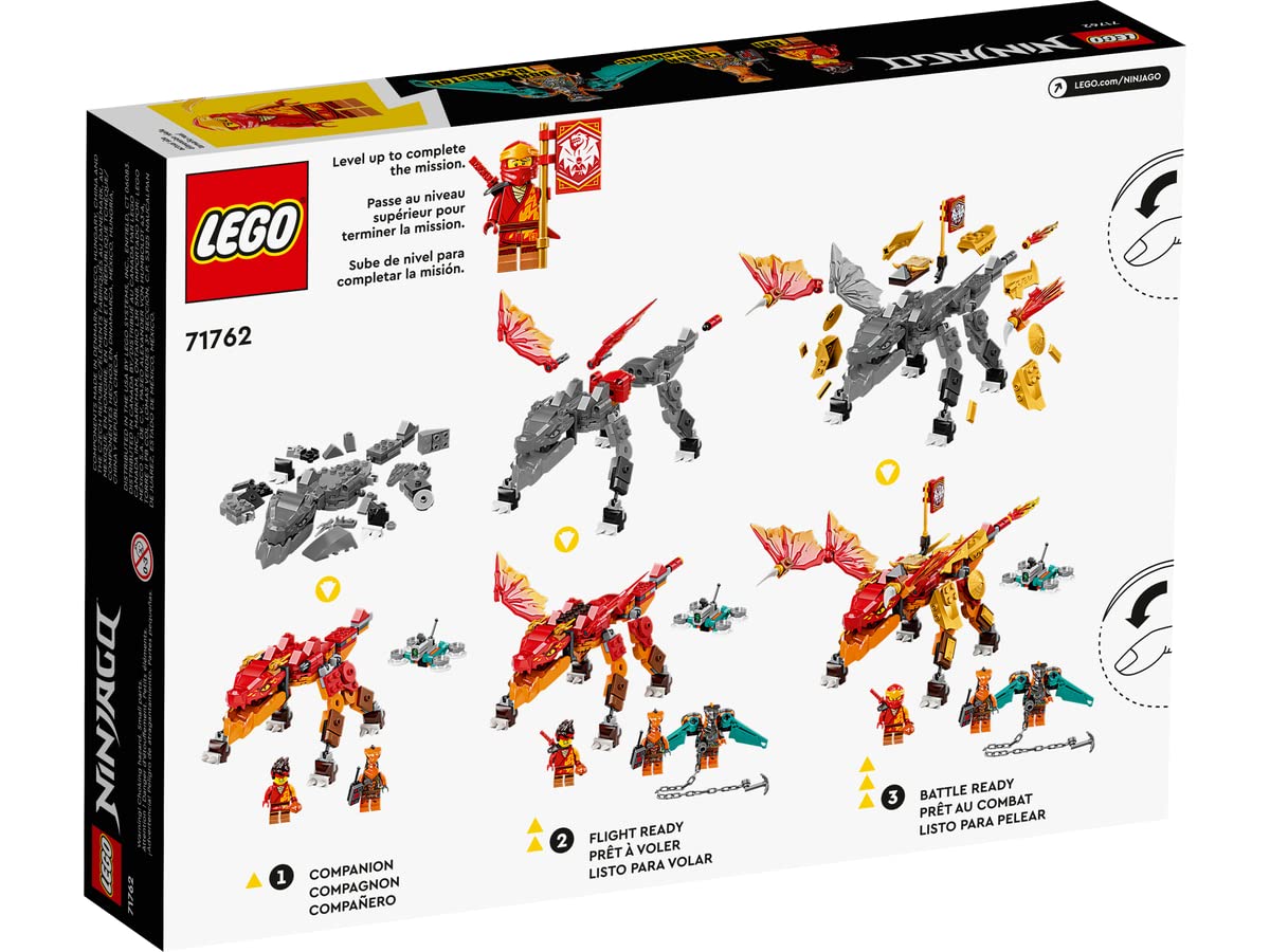 Набор Lego Ninjago Кая Огненный дракон EVO 71762 + Ninjago Ллойда Ниндзя-Мех 71757 для детей от 6 лет, фото №3