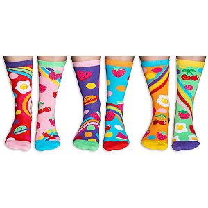 Носки United Oddsocks Pick & Mix Box 6 Oddsocks Для Девочек UK 12-5.5 EUR 30.5-38.5, Разноцветные synthetic.ua - Фото 1