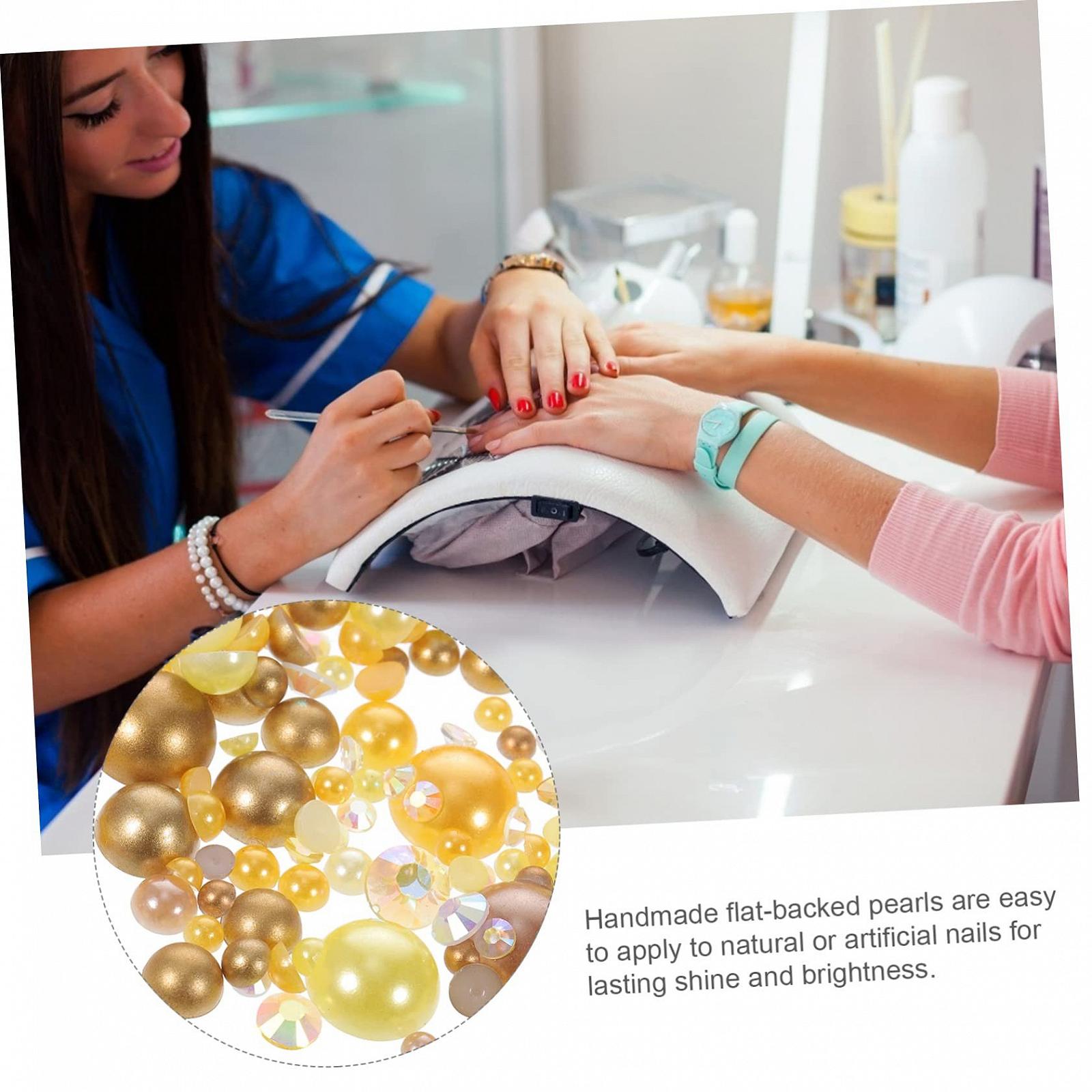 Стильна прикраса з плоскою задньою частиною для нігтів, фото №3