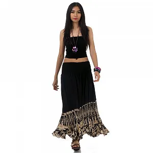 Довга спідниця максі в стилі хіпі-бохо-гоа з батиком з Таїланду та Балі synthetic.ua - Фото 1