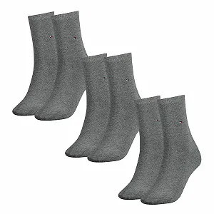 Шкарпетки Tommy Hilfiger Classic, 6 пар Світло-сірий, 35-38 (6 пар), Middle grey blend (758) - Фото 1