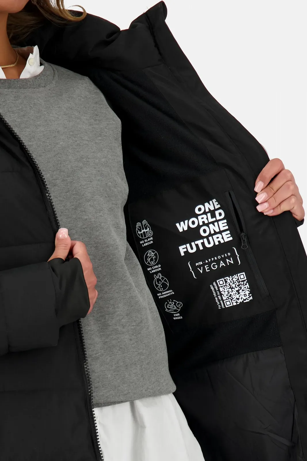 Пуховик alife & kickin NellyAK A Жіноча стьобана зимова куртка Dark Forest, фото №5 Пуховик alife & kickin NellyAK A Жіноча стьобана зимова куртка Dark Forest, фото №5