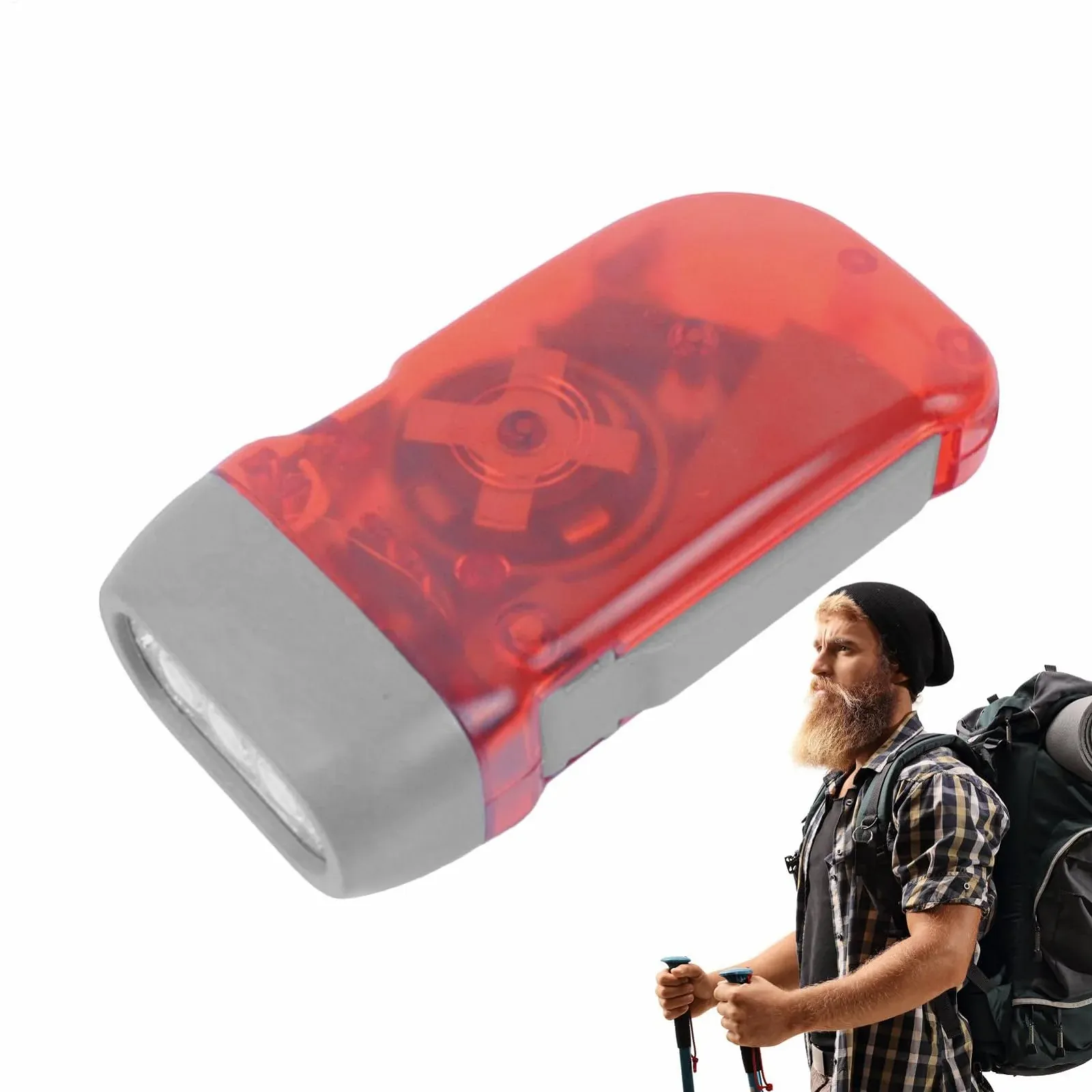 Ручний ліхтарик для кемпінгу, регульований з ручною ручкою, портативний Ергономічний для подорожей для походів та пригод, фото №9