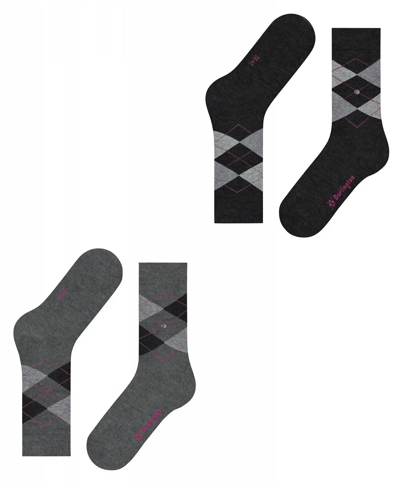 Шкарпетки Burlington Argyle Everyday Бавовна Різні кольори, 2 пари, фото №5