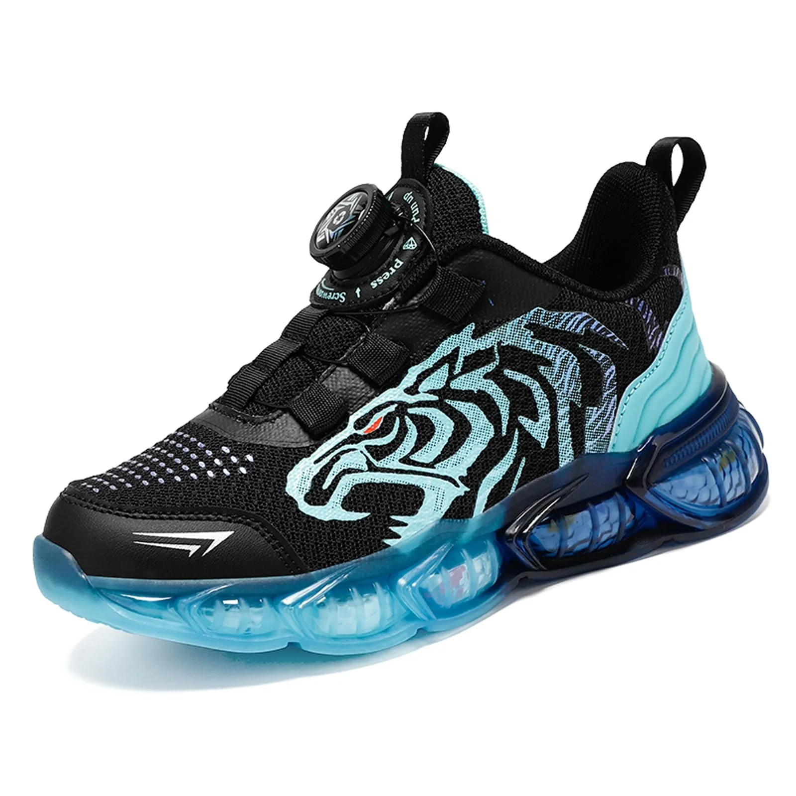 Дитячі Кросівки Спортивні Модні для Хлопчиків з Мотивом Тигра Зручні Дихаючі, фото №1