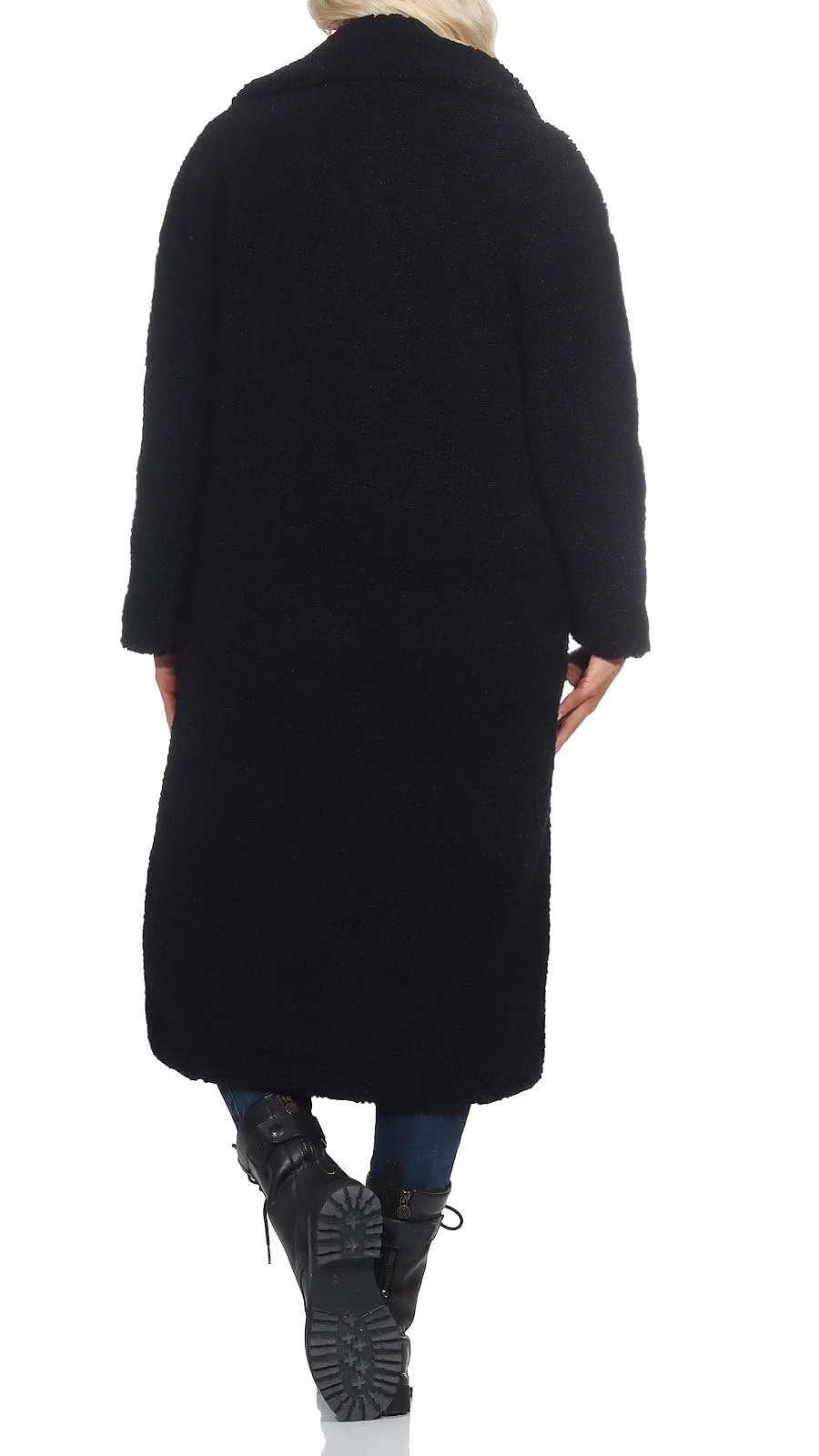 Пальто зі штучного хутра Hailys Тедді, плюшеве, фото №4