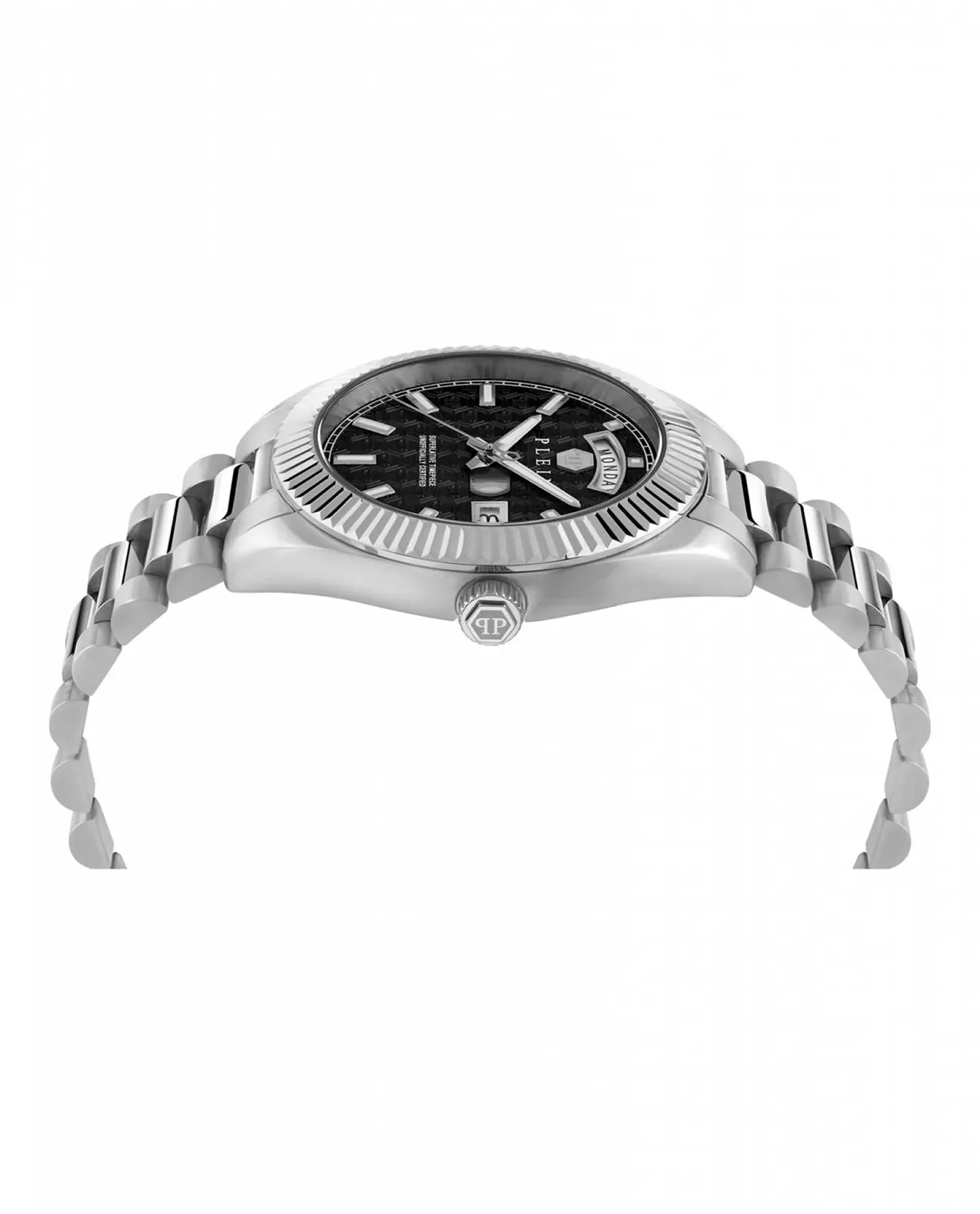 Часы Philipp Plein Date Superlative серебристый PWPNA0824, фото №2 Часы Philipp Plein Date Superlative серебристый PWPNA0824, фото №2