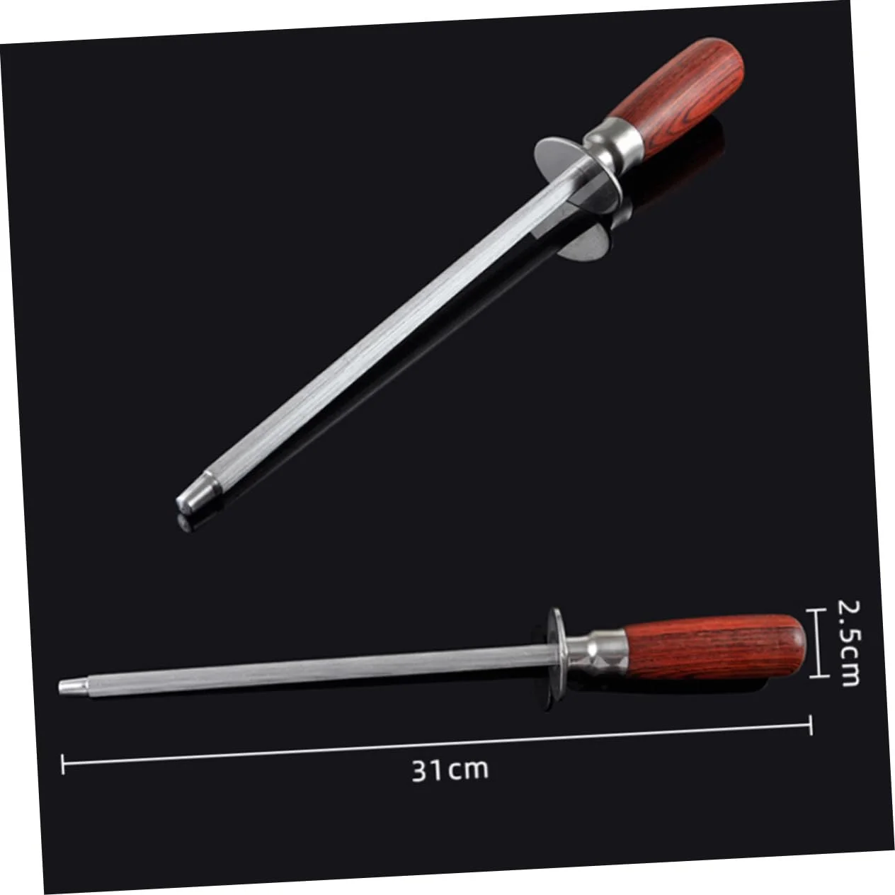 Точилка кухонная Mobestech с деревянной ручкой 1 шт. Нескользящая, фото №2