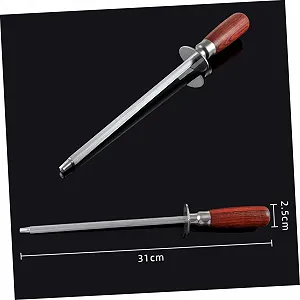 Точило кухонна Mobestech з дерев'яною ручкою 1 шт. Нековзна synthetic.ua - Фото 1