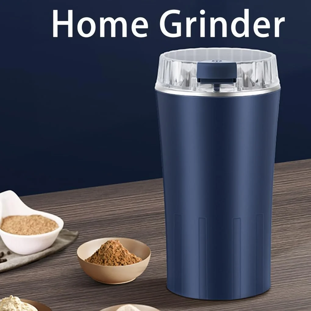 Електрична кавомолка портативна з потужним лезом для дому, міні подрібнювач електричний лезо для зерен, фото №7 Електрична кавомолка портативна з потужним лезом для дому, міні подрібнювач електричний лезо для зерен, фото №7