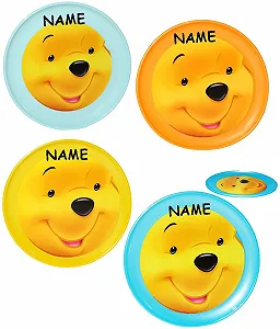 Набор детских тарелок Winnie The Pooh, 4 шт, 20 см, пластик, разноцветные - Фото 1