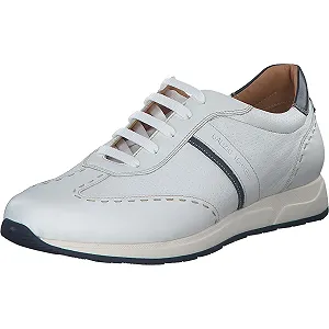 Кроссовки Galizio Torresi 418030 V.19867 из гладкой кожи белого цвета - Фото 1