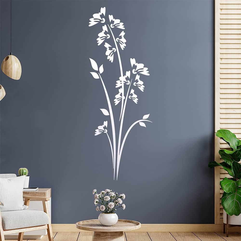 Наклейки на стену Травы и весенние цветы 6 размеров Пленка, фото №1