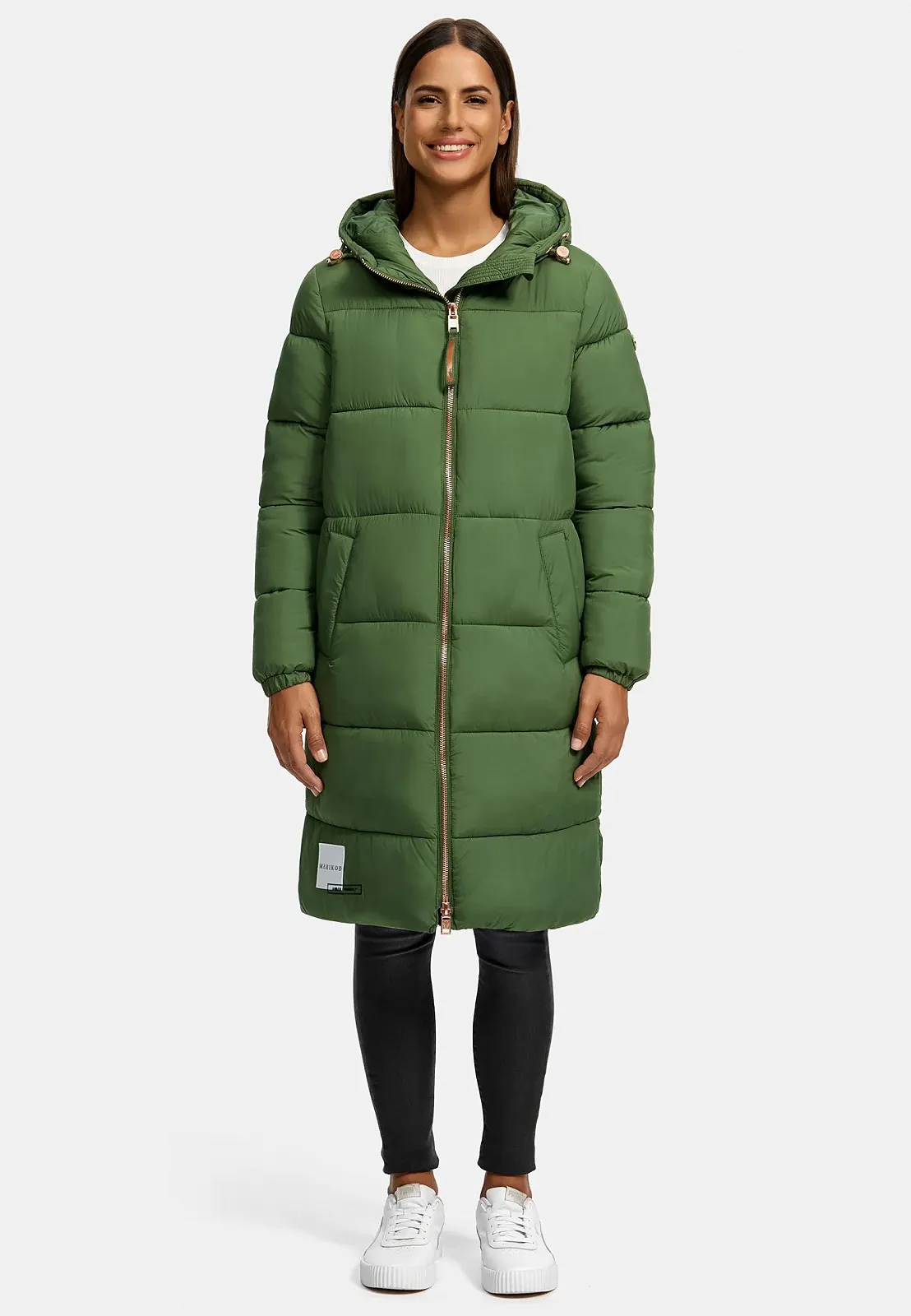 Пальто Marikoo Nomadiaa XVI Зимове Жіноче Тепле стьобане з капюшоном та шнурком, фото №3 Пальто Marikoo Nomadiaa XVI Зимове Жіноче Тепле стьобане з капюшоном та шнурком, фото №3