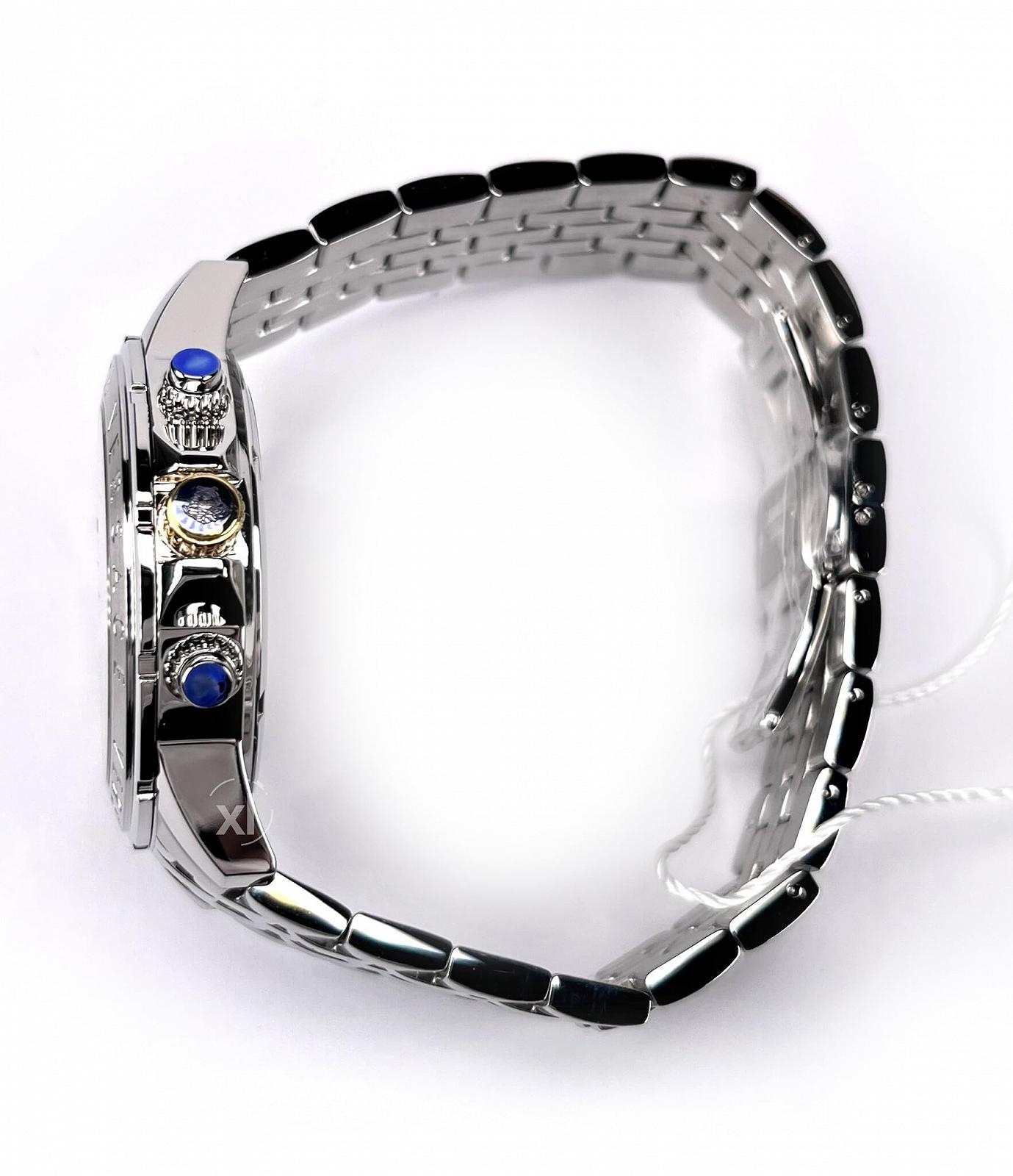 Мужские часы Versace Signature VEV601523 Chrono 44 мм браслет, фото №4 Мужские часы Versace Signature VEV601523 Chrono 44 мм браслет, фото №4