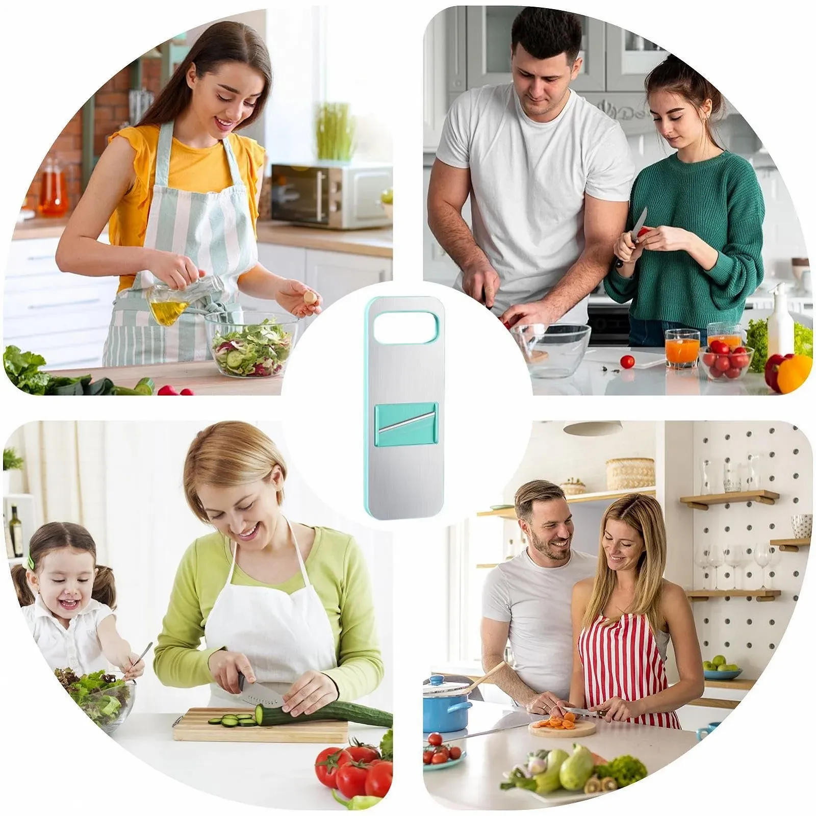 Терка для часнику з магнітною задньою стороною для кухні ресторану та дому, фото №4