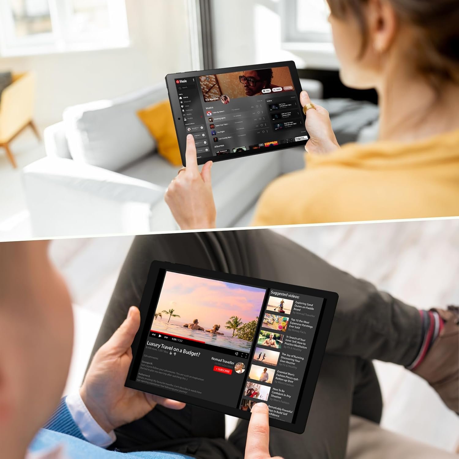 Планшет 10.1" SIMPLORI M107 6+6/128Gb 4G 2-SIM 8 ядер Android 13 6000 mAh Черный, фото №6 Планшет 10.1" SIMPLORI M107 6+6/128Gb 4G 2-SIM 8 ядер Android 13 6000 mAh Черный, фото №6