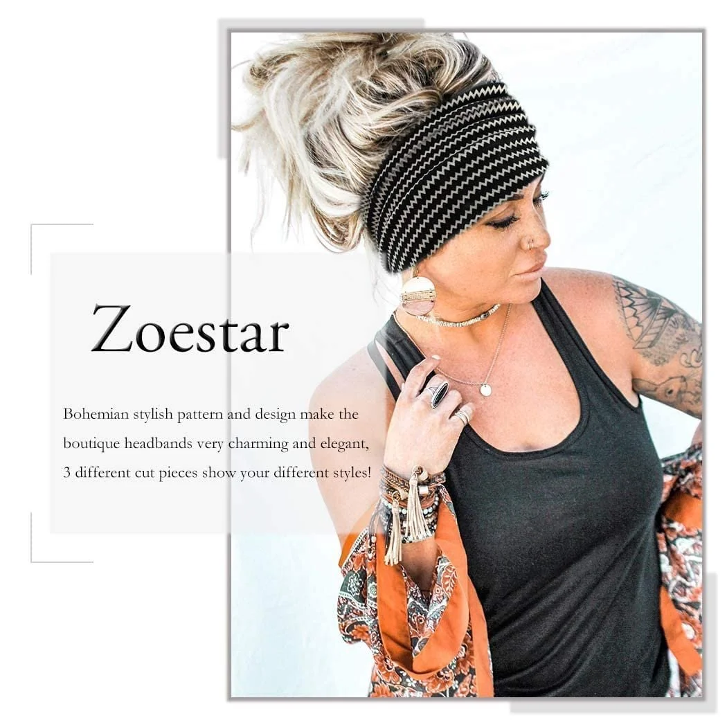 Пов'язка на голову в стилі бохо Zoestar, фото №6