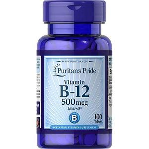 Витамин B-12 Puritan's Pride Vitamin 500 mcg 100 Tablets - Фото 1