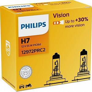 Автолампа PHILIPS 12972PRC2 H7 55W 12V PX26d Premium 2pcs - Фото 1
