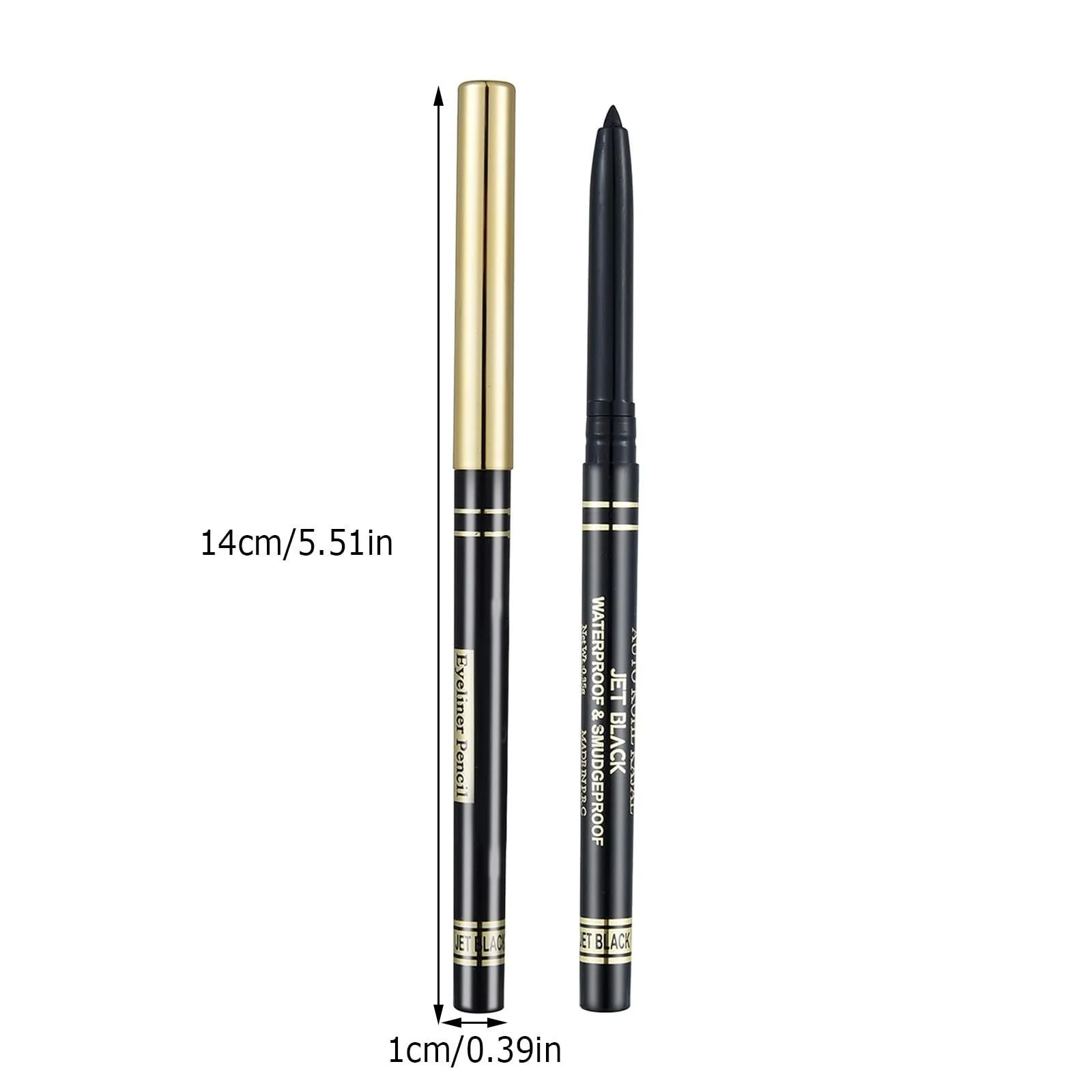 Гель-карандаш для подводки глаз Smooth Color Waterproof Non Smudge Durable Precision Tracing Eyeliner Gel Pen Sleeper Silkworm Pen Dof802, фото №6