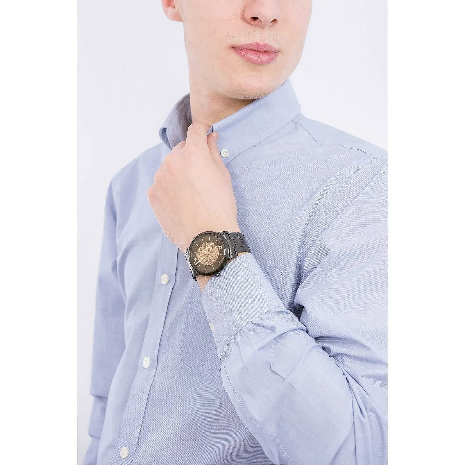 Мужские часы Fossil Neutra Автоматический механизм из нержавеющей стали, фото №4 Мужские часы Fossil Neutra Автоматический механизм из нержавеющей стали, фото №4