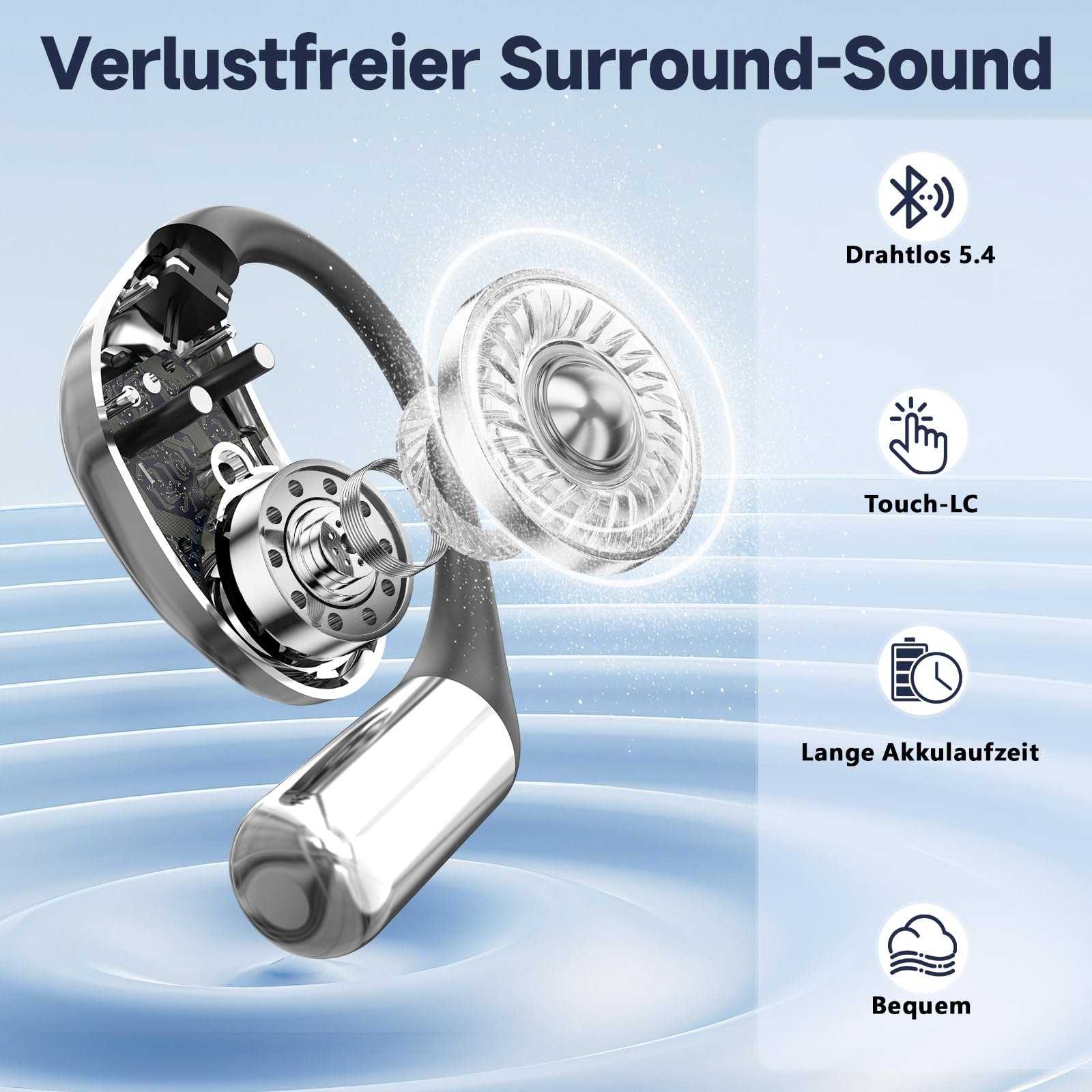 Наушники с ШИ-переводчиком Черный, фото №8 Наушники с ШИ-переводчиком Черный, фото №8