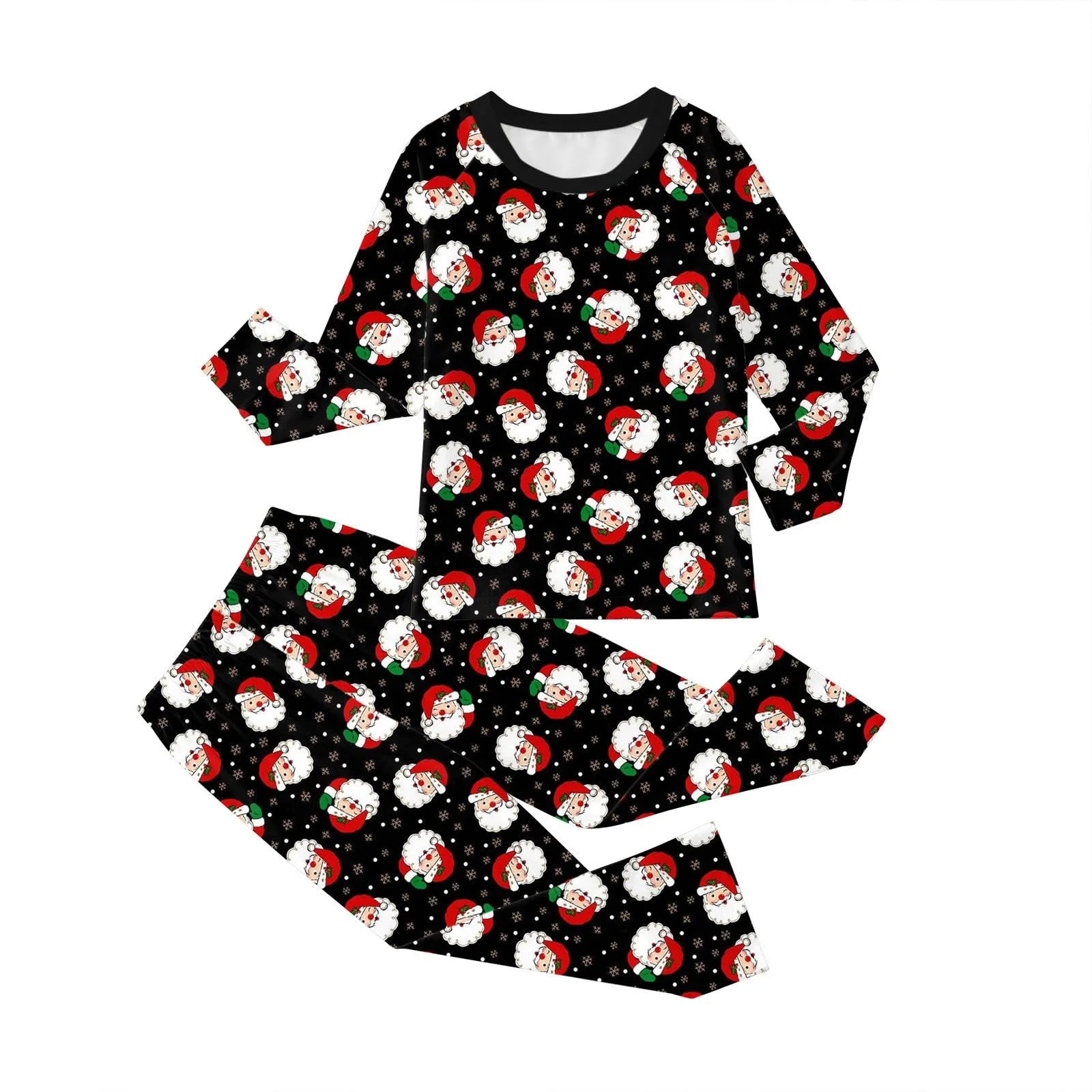 Комплект дитячий (топ з довгими рукавами та штани) з принтом, вільний, фото №1