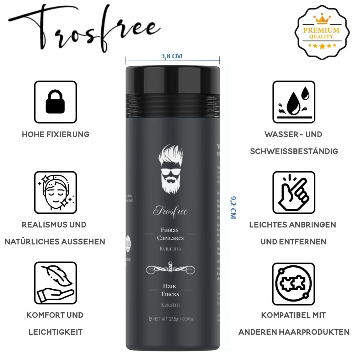 Пудра для волосся Trosfree Light Blonde 3 г, фото №3