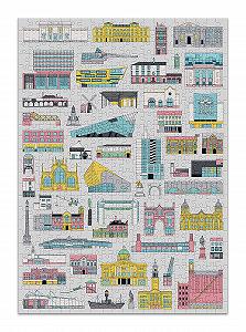 Пазл Cloudberries Buildings 500 элементов synthetic.ua - Фото 1