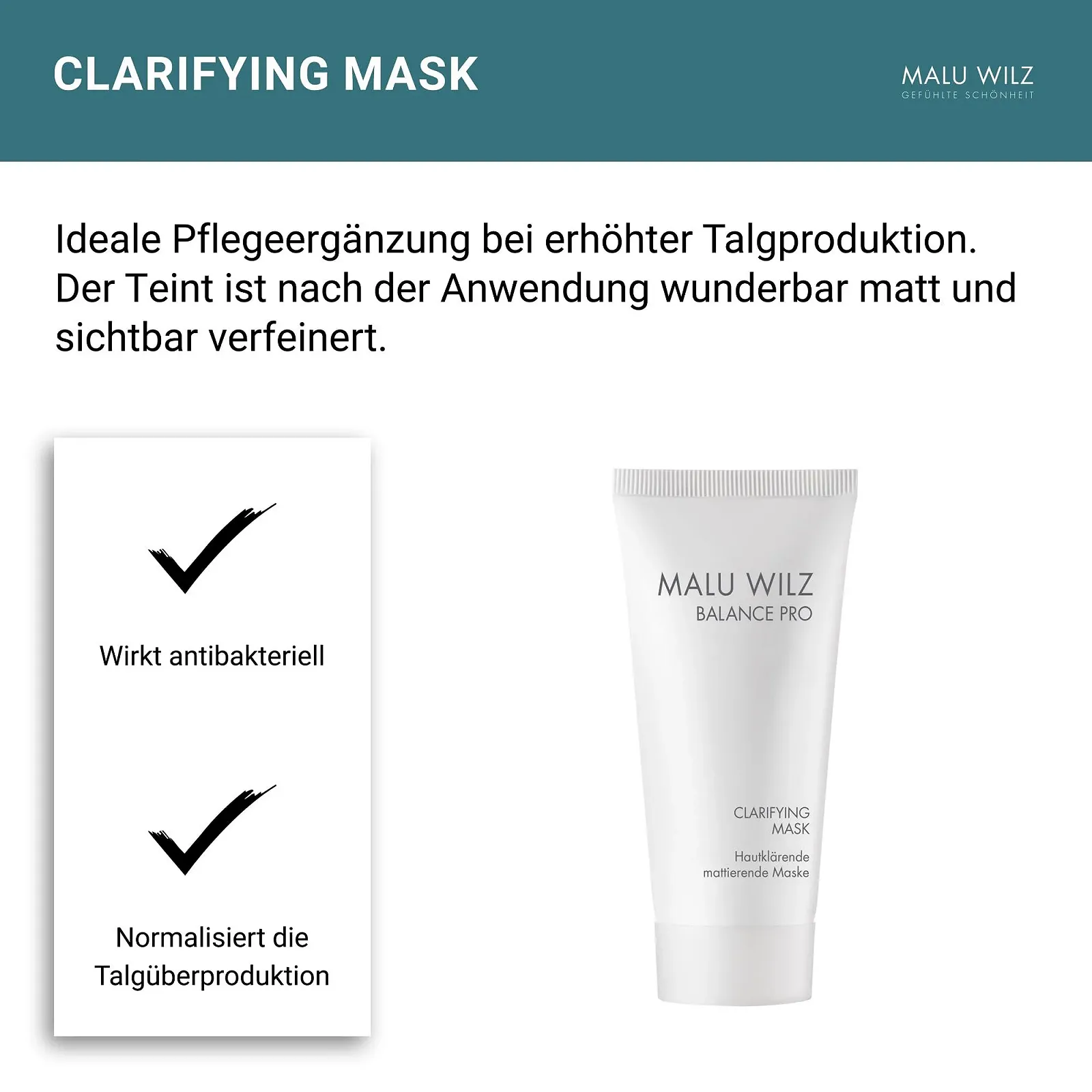 Маска Malu Wilz Clarifying для лица, фото №5 Маска Malu Wilz Clarifying для лица, фото №5