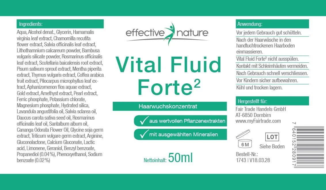 Засіб для росту волосся Vital Fluid Forte	Strong, фото №8