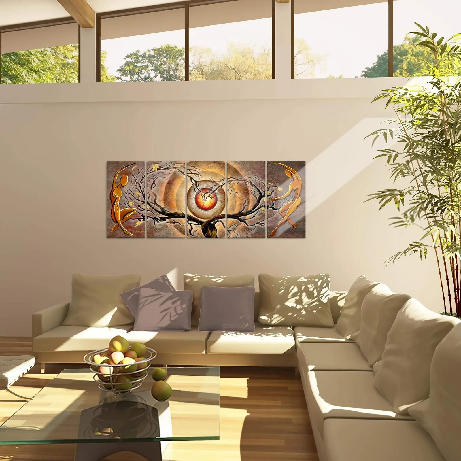 Картина настінна Runa Art 300856a Abstract Figures флізелінове полотно, фото №8 Картина настінна Runa Art 300856a Abstract Figures флізелінове полотно, фото №8