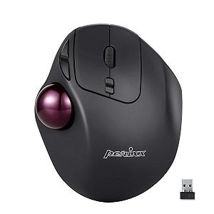 Миша Perixx PERIMICE-717 D Funk-Trackball Лазерна Ергономічна, з інтегрованим трекболом, чорна - Фото 1