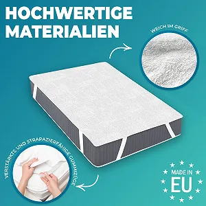 Наматрацник Водонепроникний 90 x 200 см Бавовна, 2 шт. ціна на synthetic.ua - Фото 1 Наматрацник Водонепроникний 90 x 200 см Бавовна, 2 шт. synthetic.ua - Фото 1