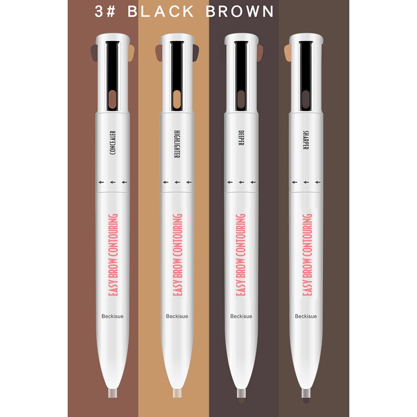 Олівець для брів Retractable для чітко окреслених брів з трикутним прецизійним наконечником, фото №2