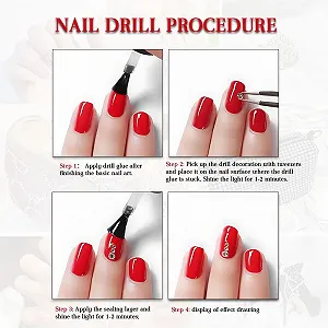 Стразы для ногтей 1 коробка/12 ячеек, белые бусины для женщин, акриловые украшения для ногтей, дизайн для ногтей, полукруглые жемчужные шарики, шармы для ногтей, маленькие бусины из нержавеющей стали, икорные бусины, белая плоская задняя часть synthetic.ua - Фото 1