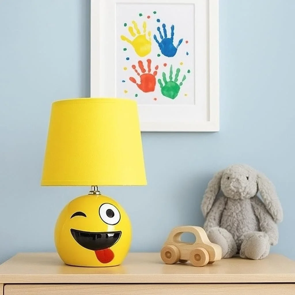 Настільна лампа Luxus Kids Love H 26 x Діаметр 18 E14 Кераміка Жовтий, фото №7