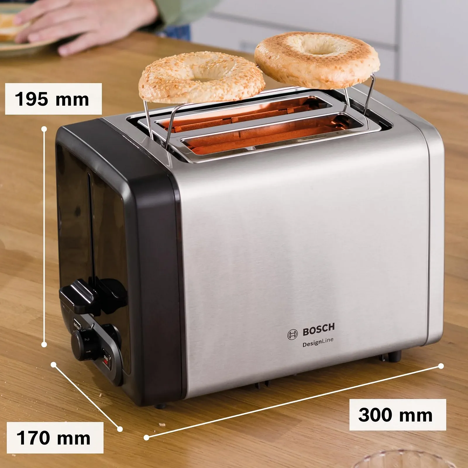 Тостер Bosch DesignLine Compact, фото №3