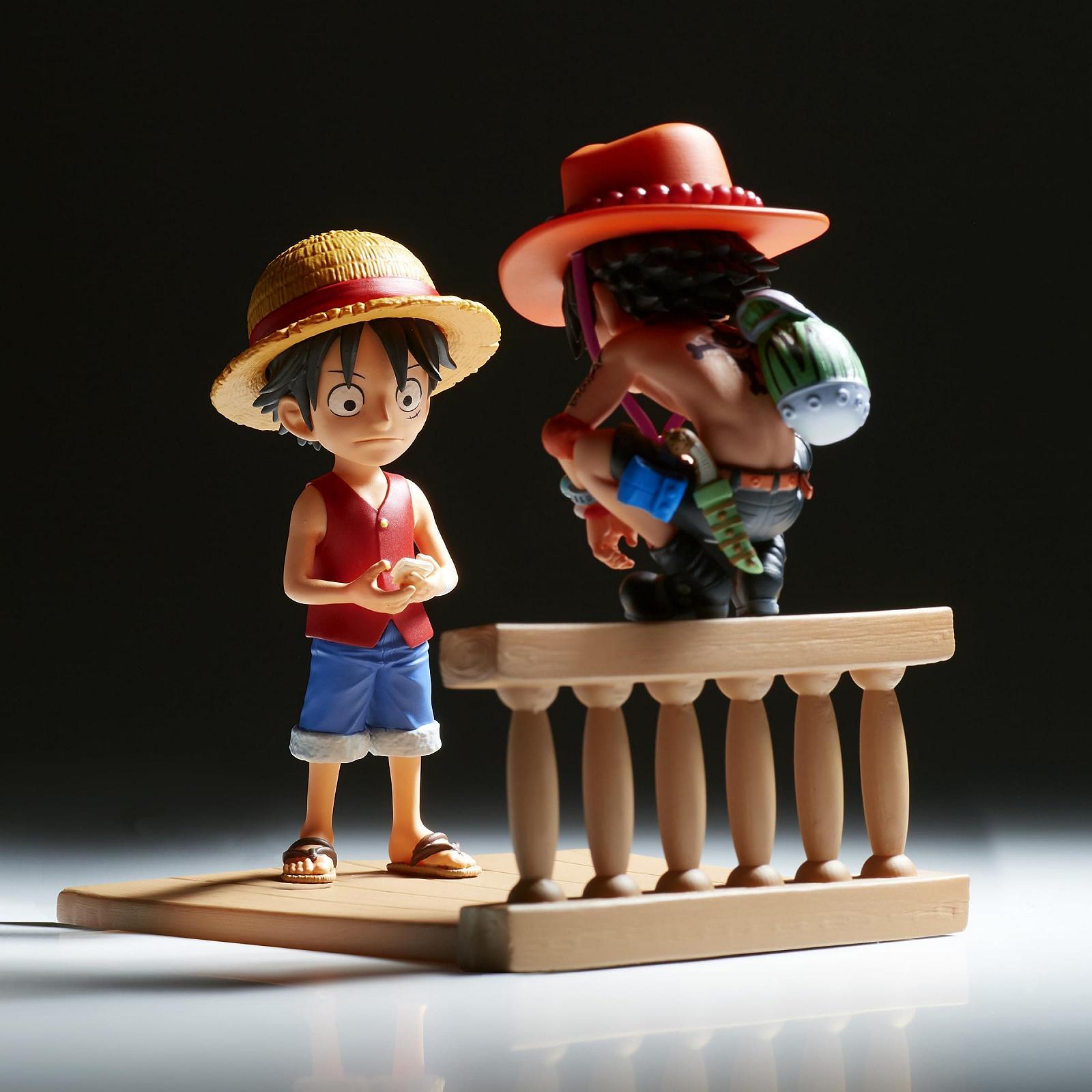 Фігурка Banpresto One Piece World Collectable Log Stories Monkey D. Luffy & Portgas D. Ace, 8 см, різнобарвна, фото №6