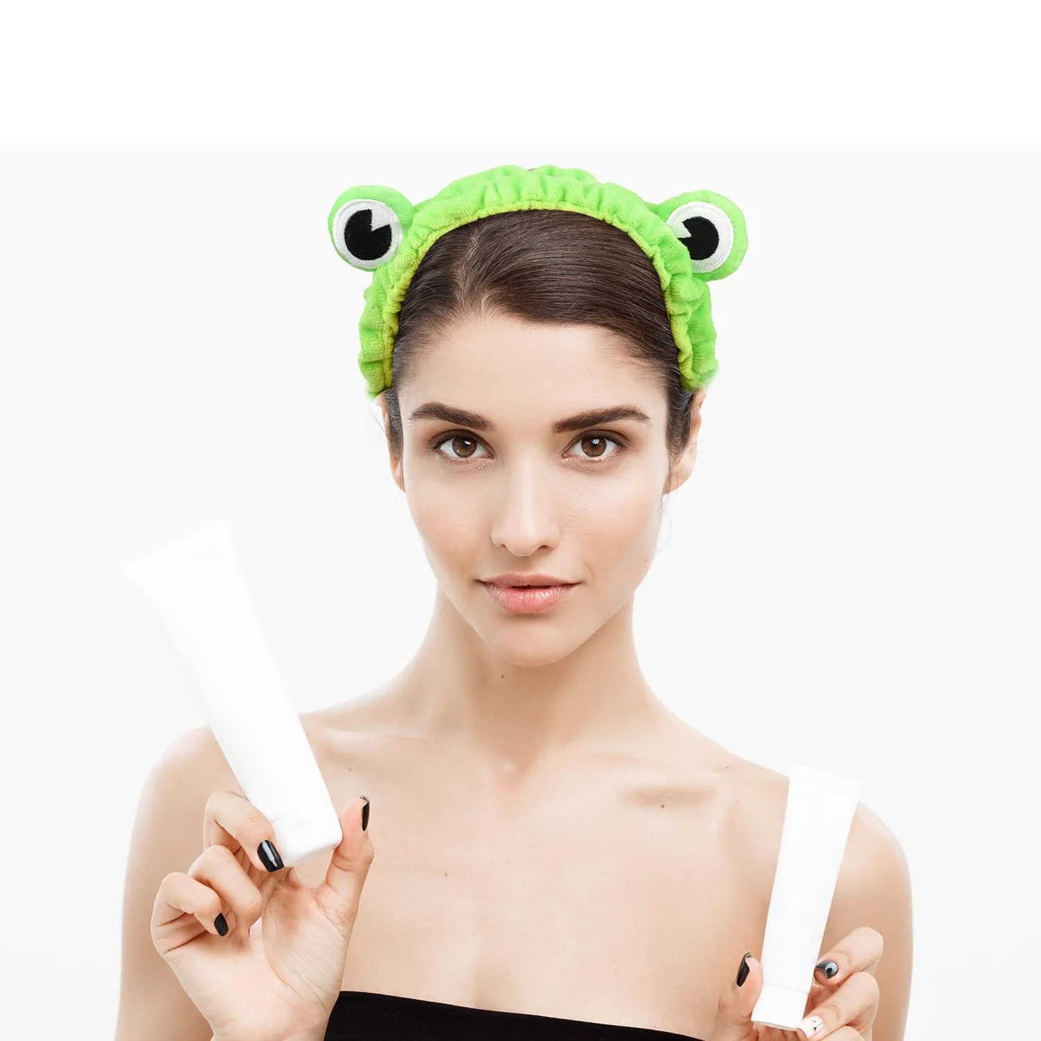 Пов'язка для волосся Жабка Spa для макіяжу, фото №5 Пов'язка для волосся Жабка Spa для макіяжу, фото №5