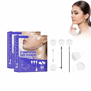 Пластирі для підтяжки обличчя Extra Strong, 2 x 60 прозорих штук - Фото 1