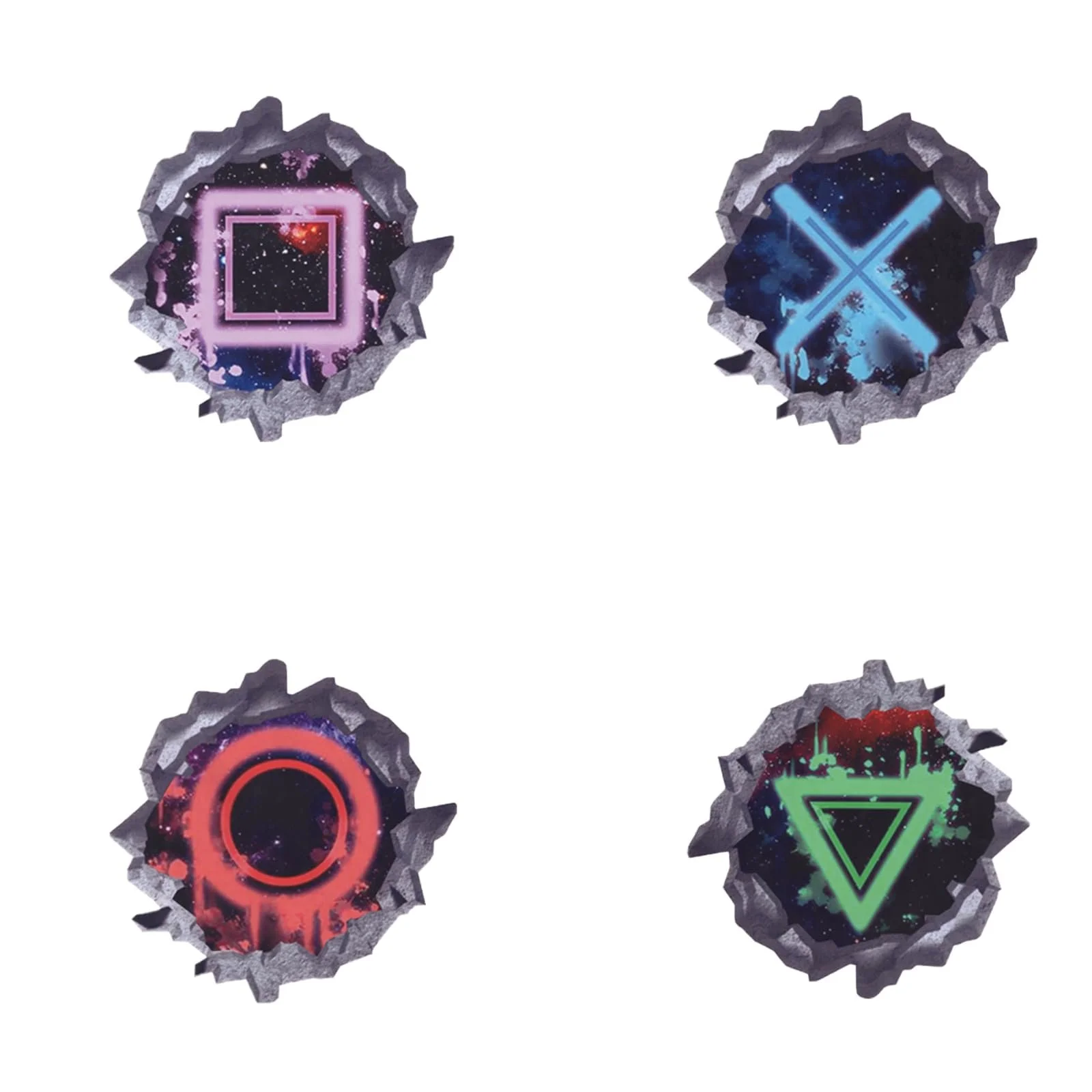 Наклейка на стіну Gamer Poster 3D Відеоігри ПВХ 28 см, фото №1