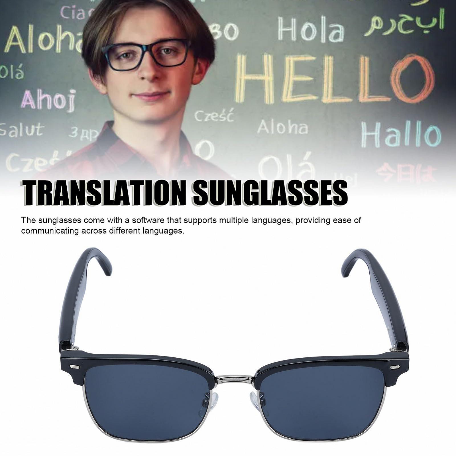 Очки для перевода AI, интеллектуальные солнцезащитные, фото №2