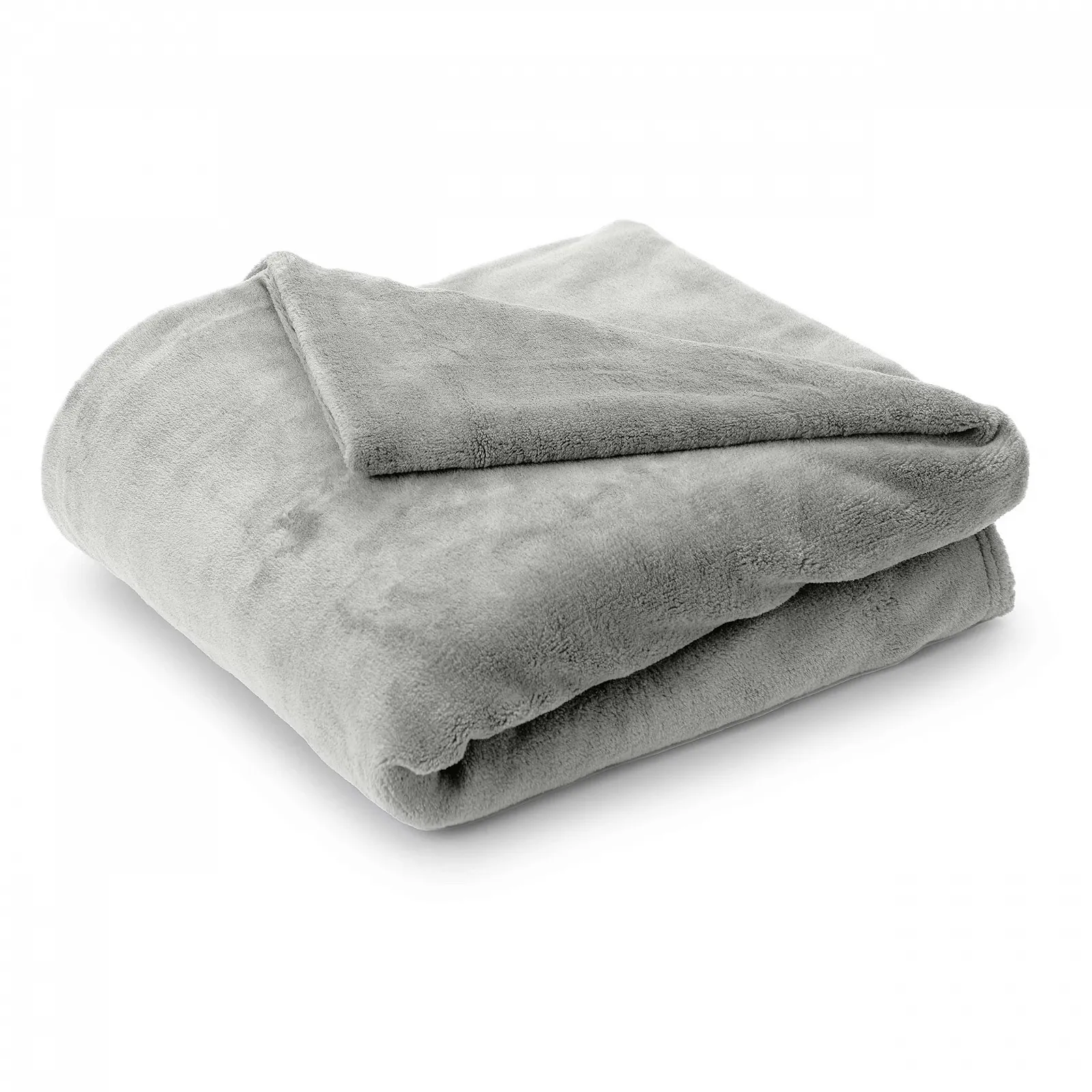 Одеяло Lumaland Мягкое 220 x 240 см Коралловый флис Светло-серый, фото №3
