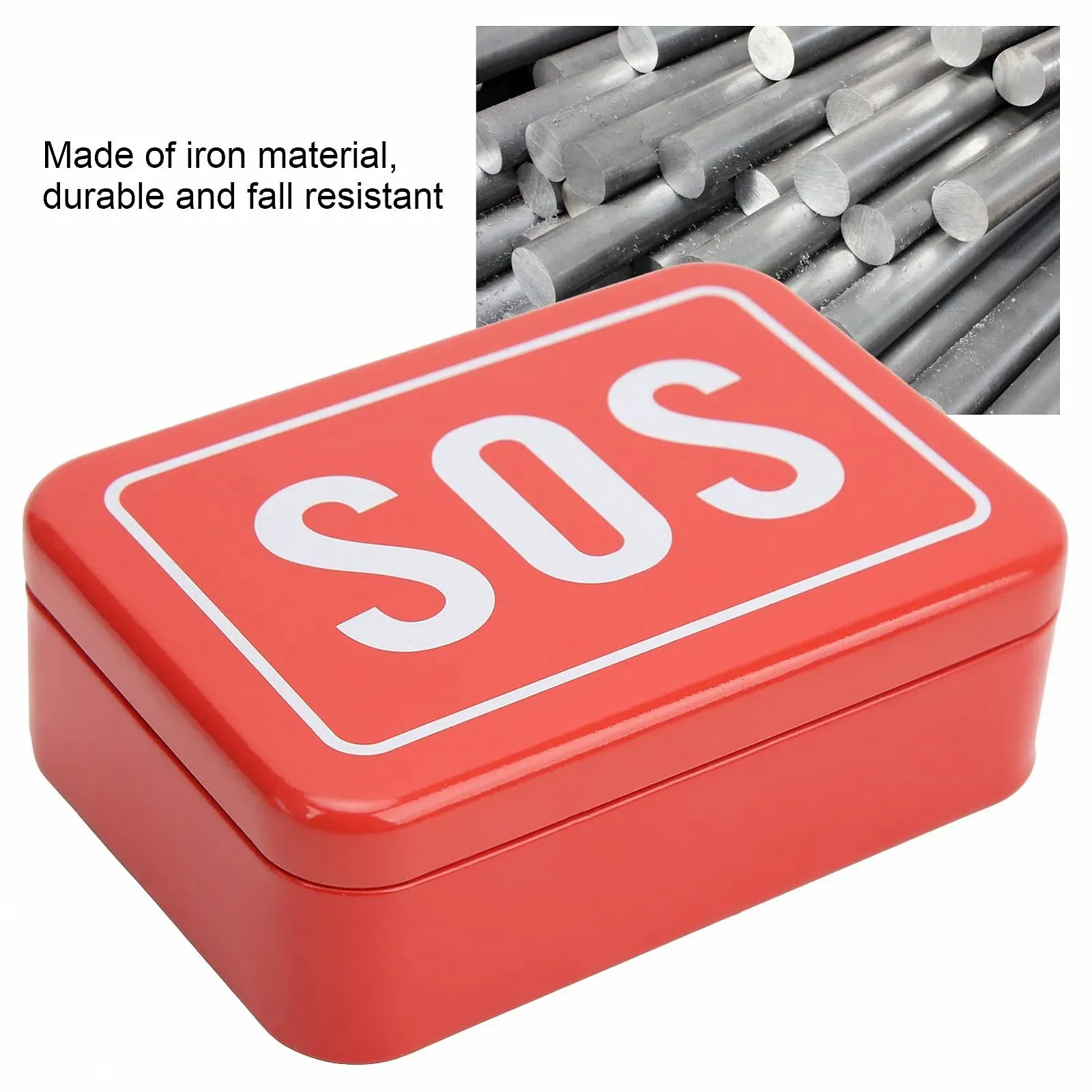 Коробка для зберігання Rehomy SOS Mini залізна для виживання, фото №4