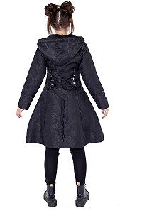 Пальто Poizen Industries Medea Женское Черное Готическое Романтическое synthetic.ua - Фото 1